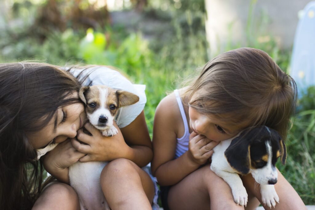 bimbi e cani